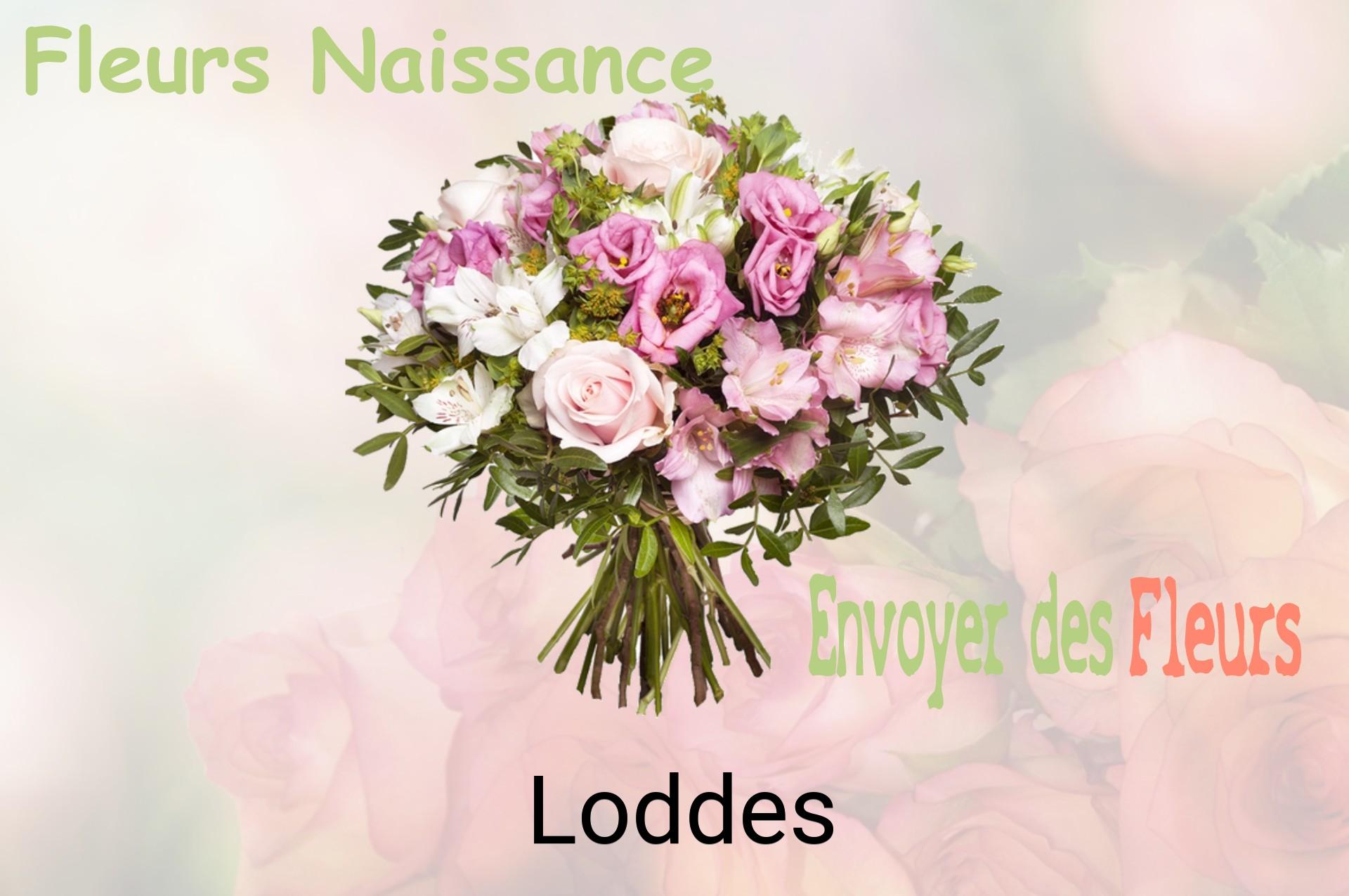 Bouquet de fleurs de naissance livré à Loddes
